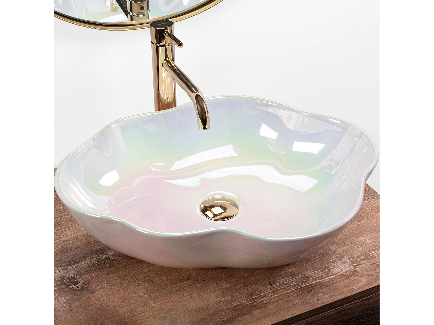 Vasque À Poser Rea Pearl Akoya Light Pink