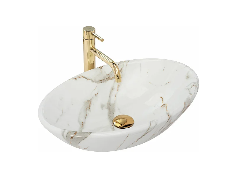 Vasque À Poser Rea Pamela Shiny Aiax White