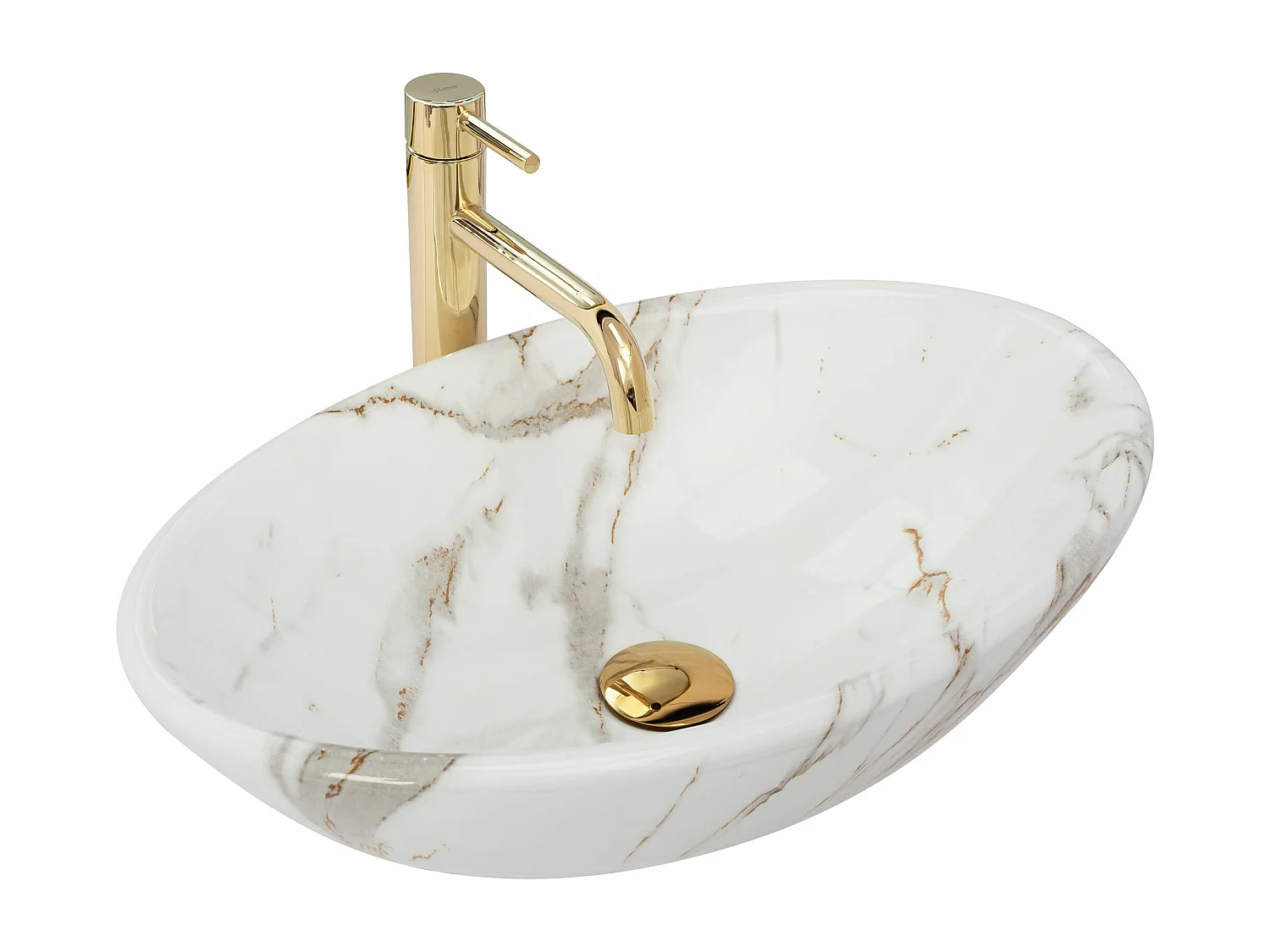 Opzetwastafel Rea Pamela Shiny Aiax White