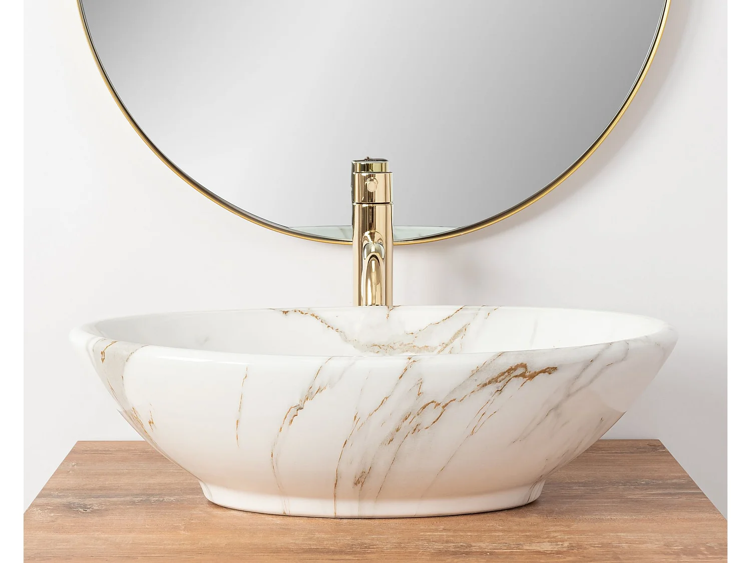 Opzetwastafel Rea Pamela Shiny Aiax White