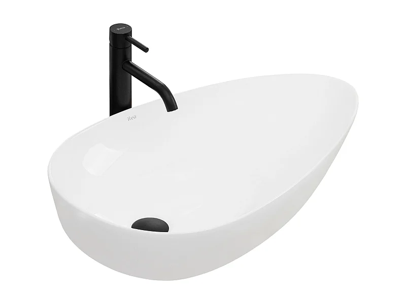 Lavabo Da Appoggio Rea Greta 65 White