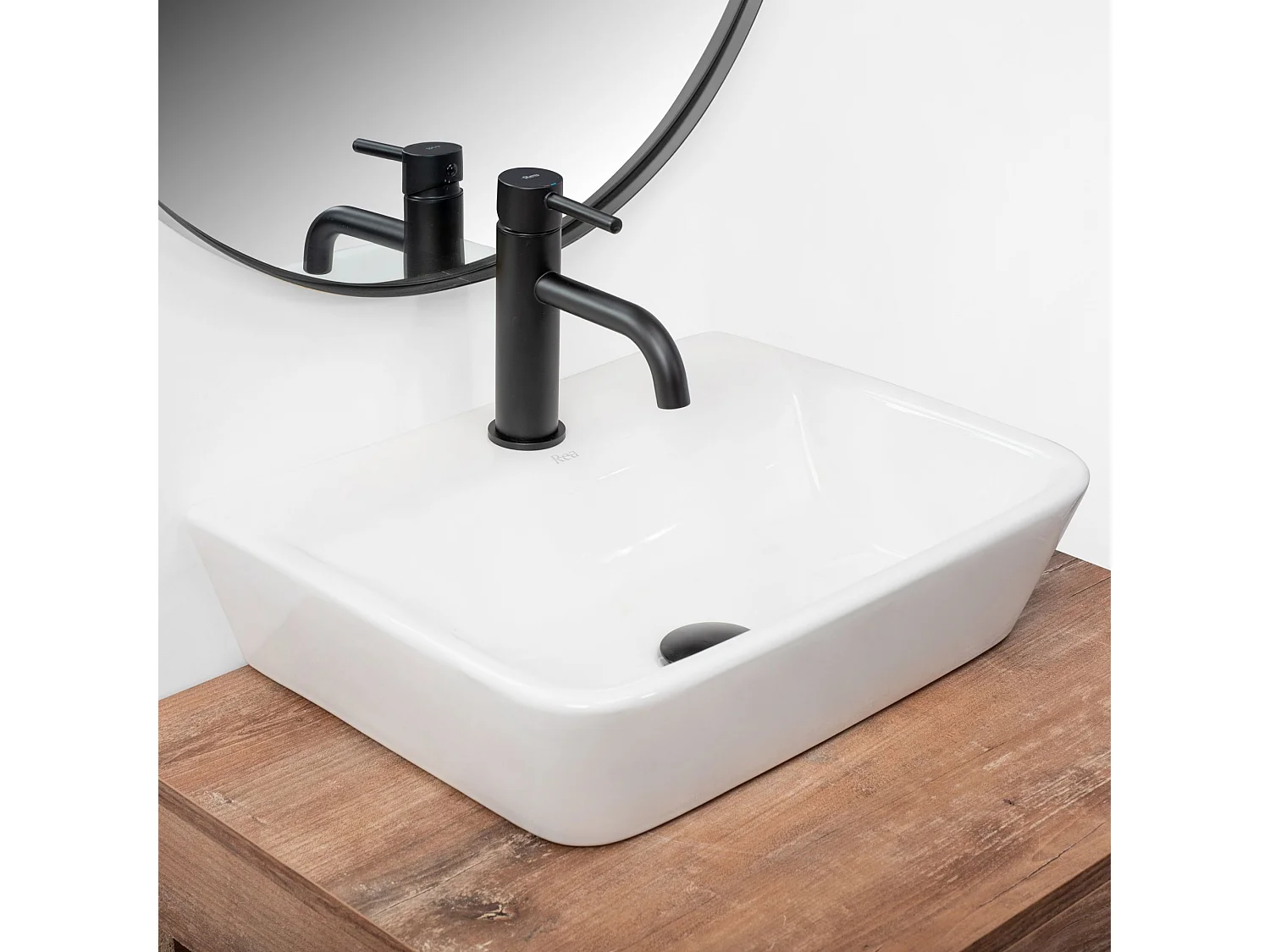 Lavatório De Apoio Rea Remi White