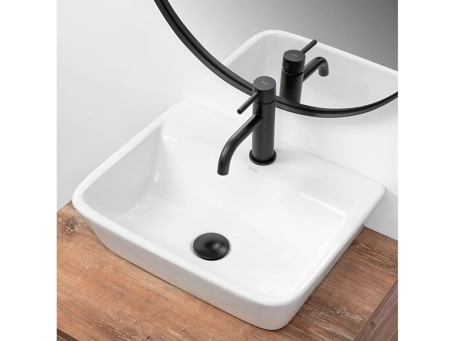 Lavatório De Apoio Rea Remi White