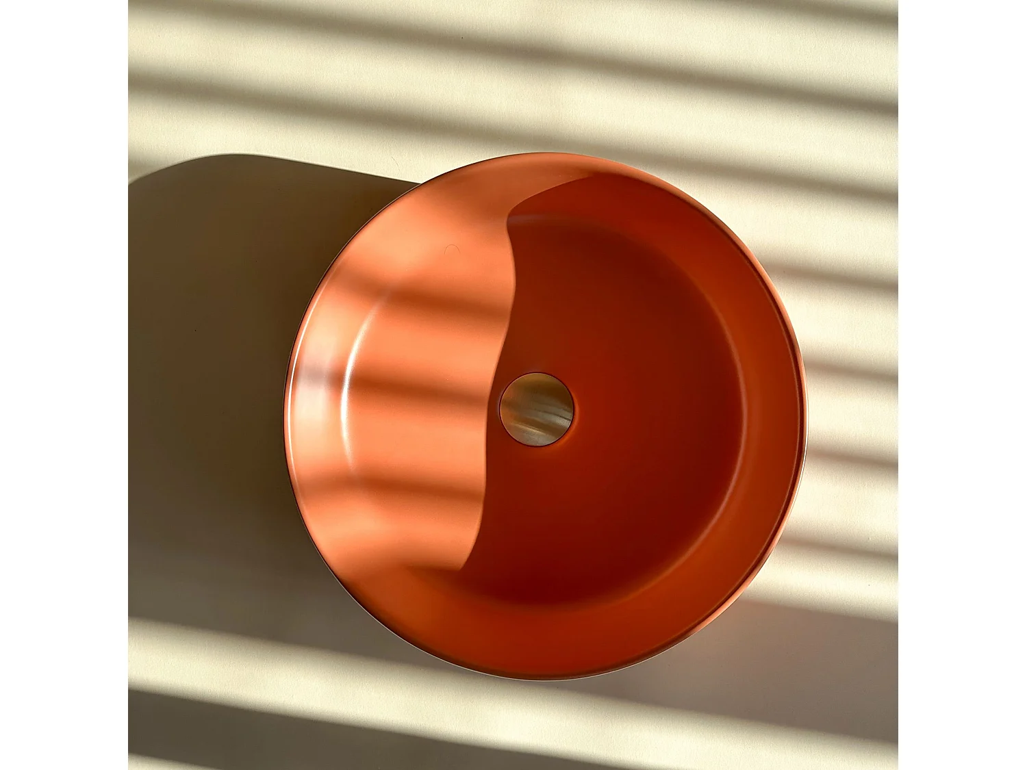 Opzetwastafel Rea Sami Terra Orange