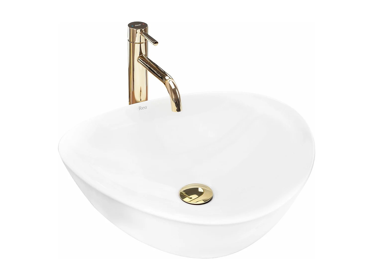 Vasque À Poser Rea Andrea White