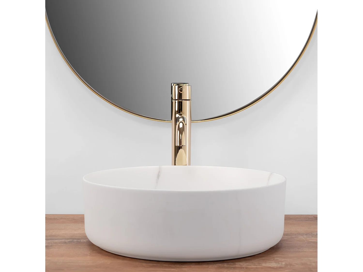 Lavatório De Apoio Rea Sami Marble White