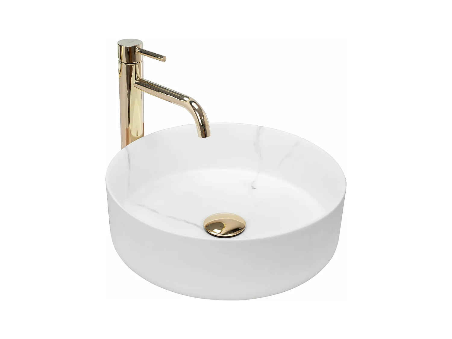 Vasque À Poser Rea Sami Marble White