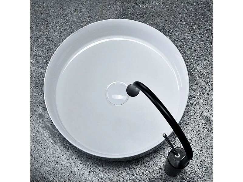 Lavabo Sobre Encimera Rea Elma White