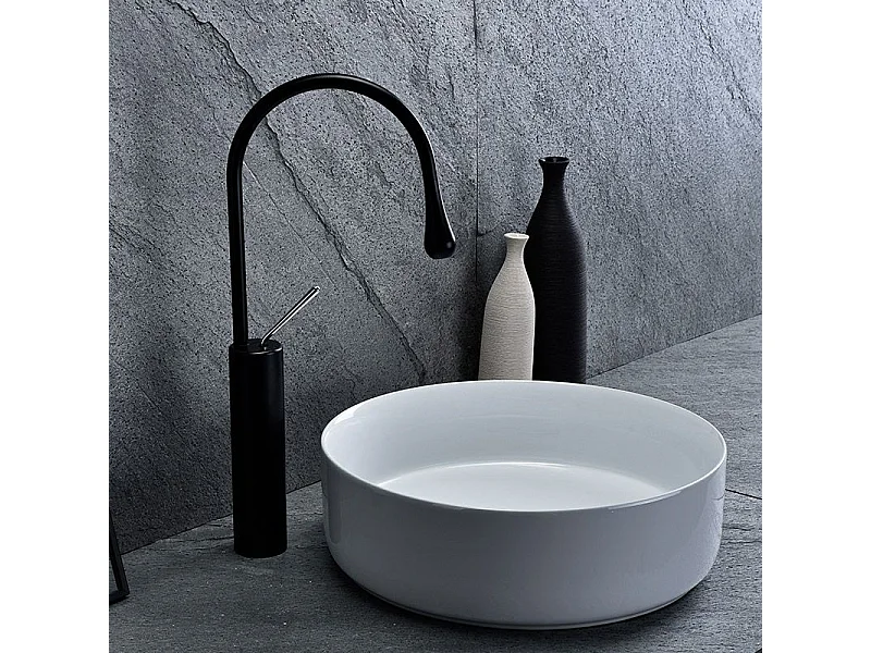 Lavabo Sobre Encimera Rea Elma White