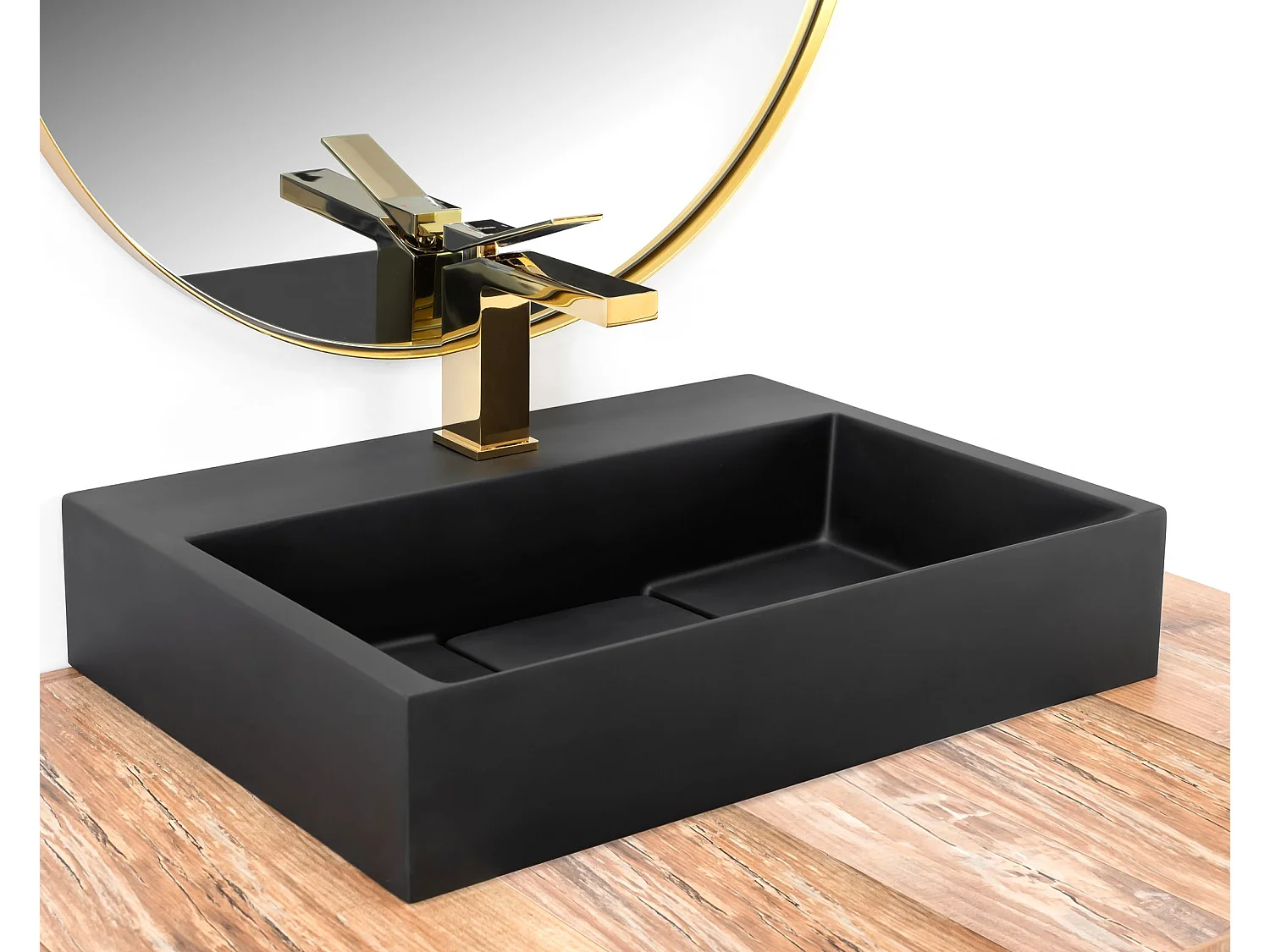 Vasque En Conglomérat Rea Goya 50 Black