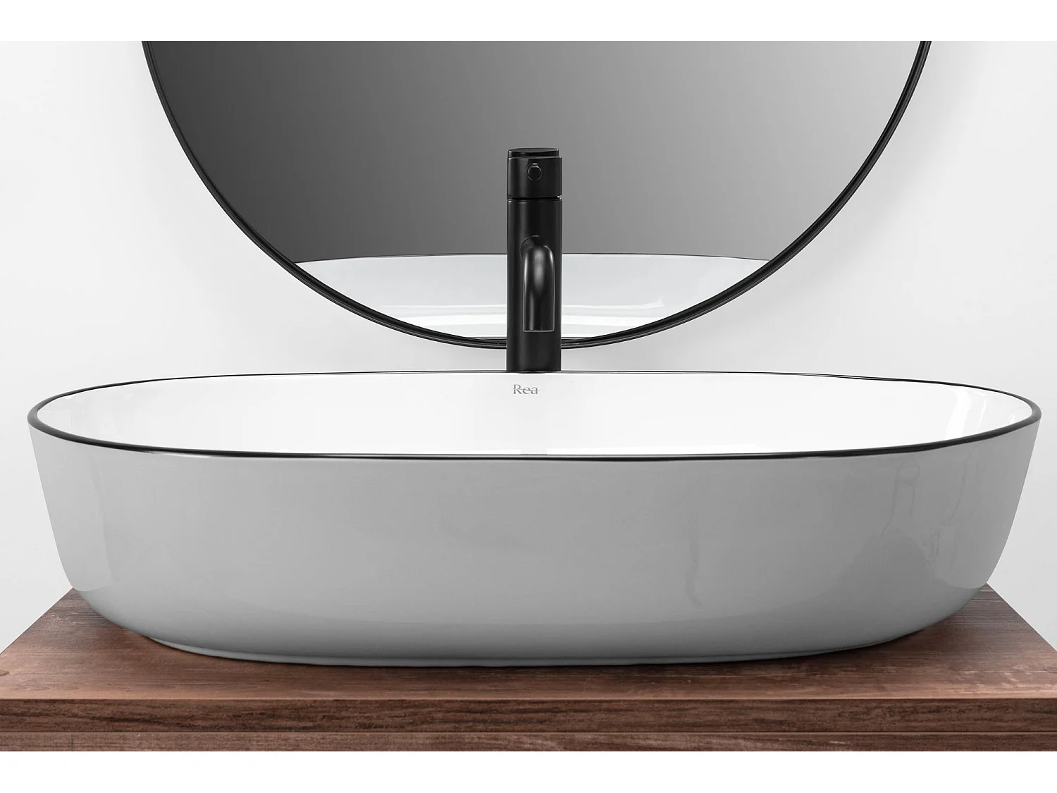 Vasque À Poser Rea Cleo 61 Black Gold