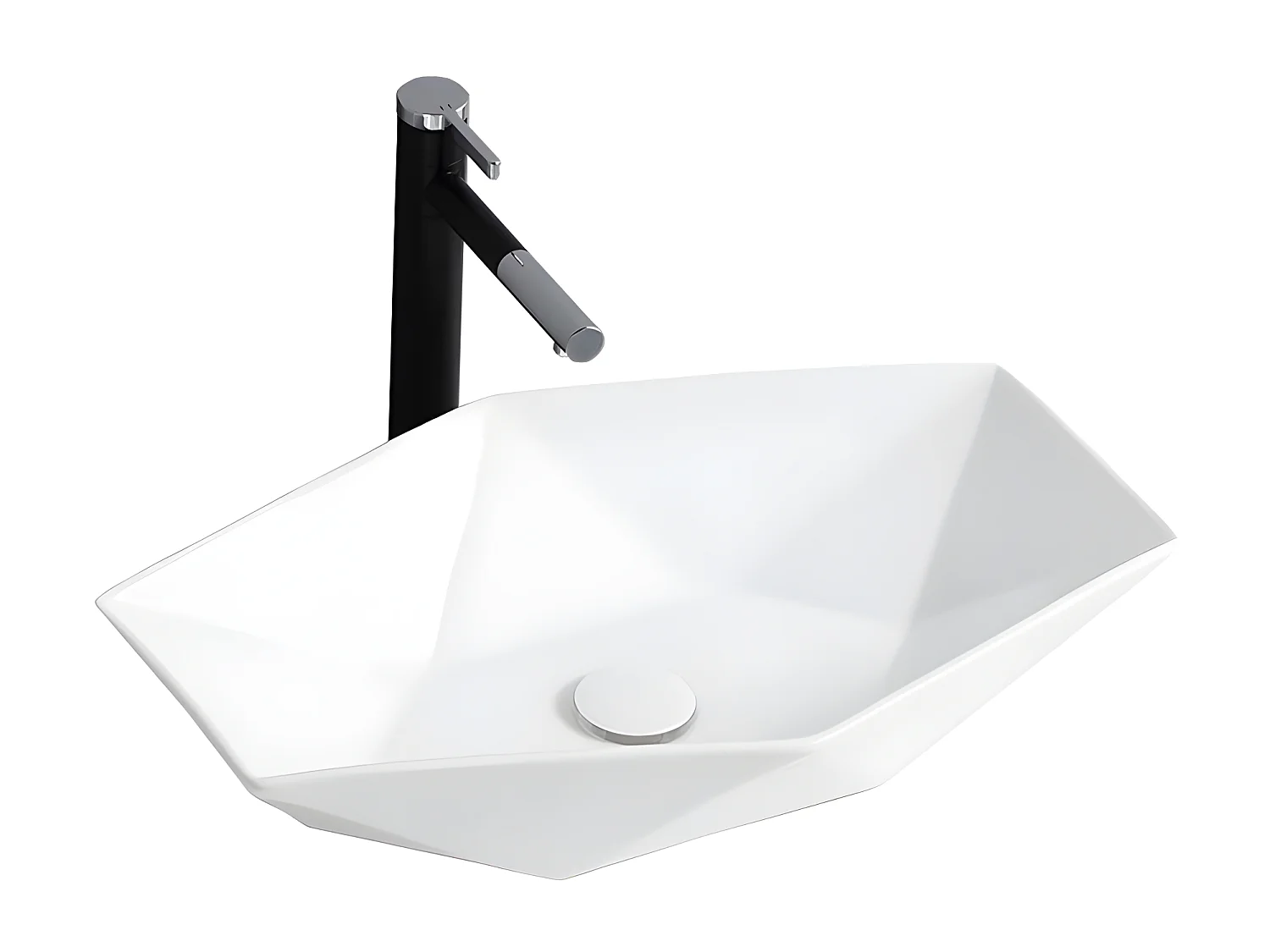 Aufsatzwaschbecken Rea Vegas White