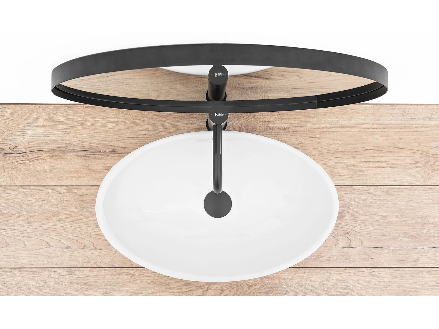 Opzetwastafel Rea Pamela White