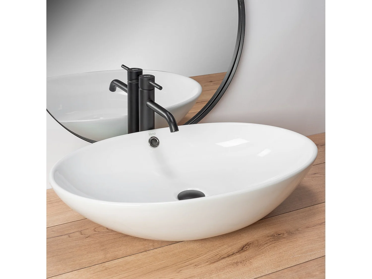 Vasque À Poser Rea Olga White