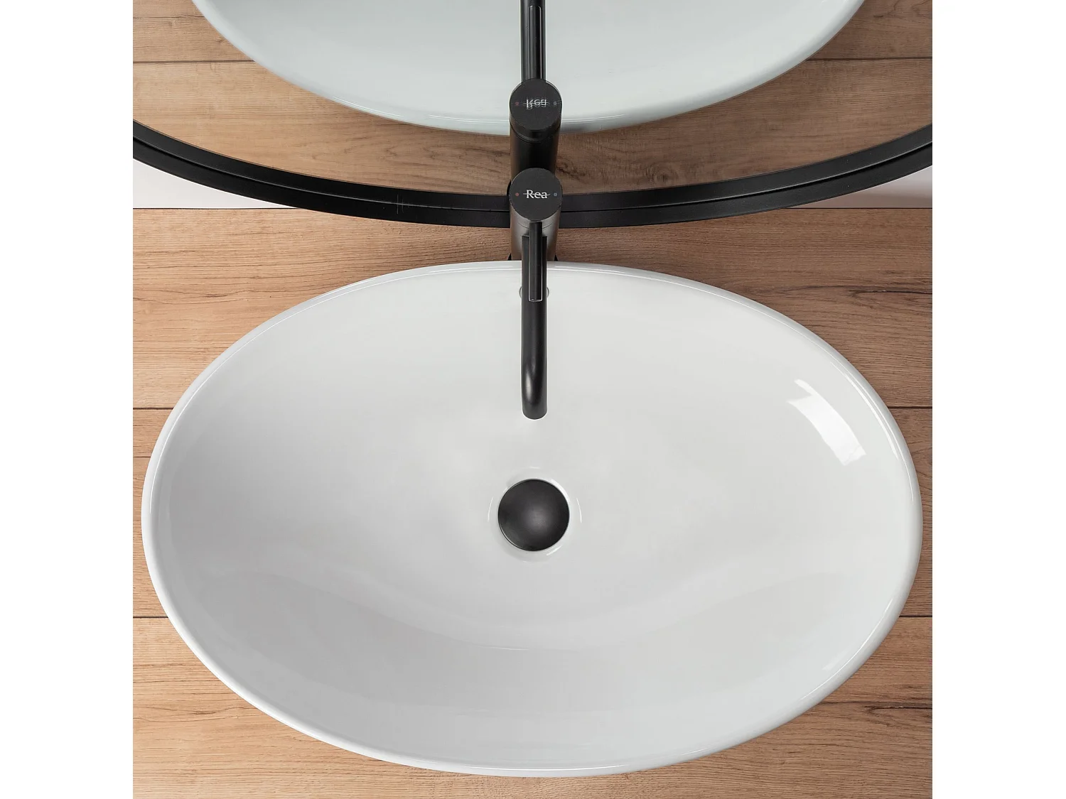 Vasque À Poser Rea Olga White