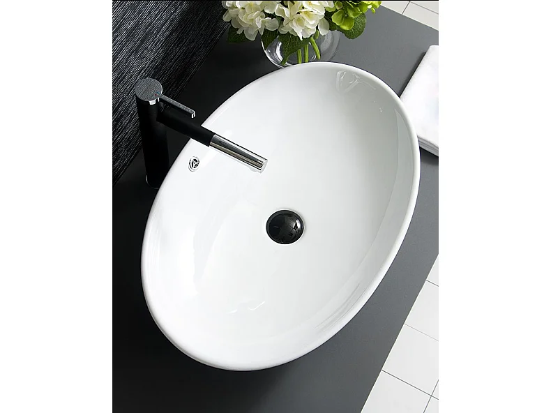 Vasque À Poser Rea Olga White