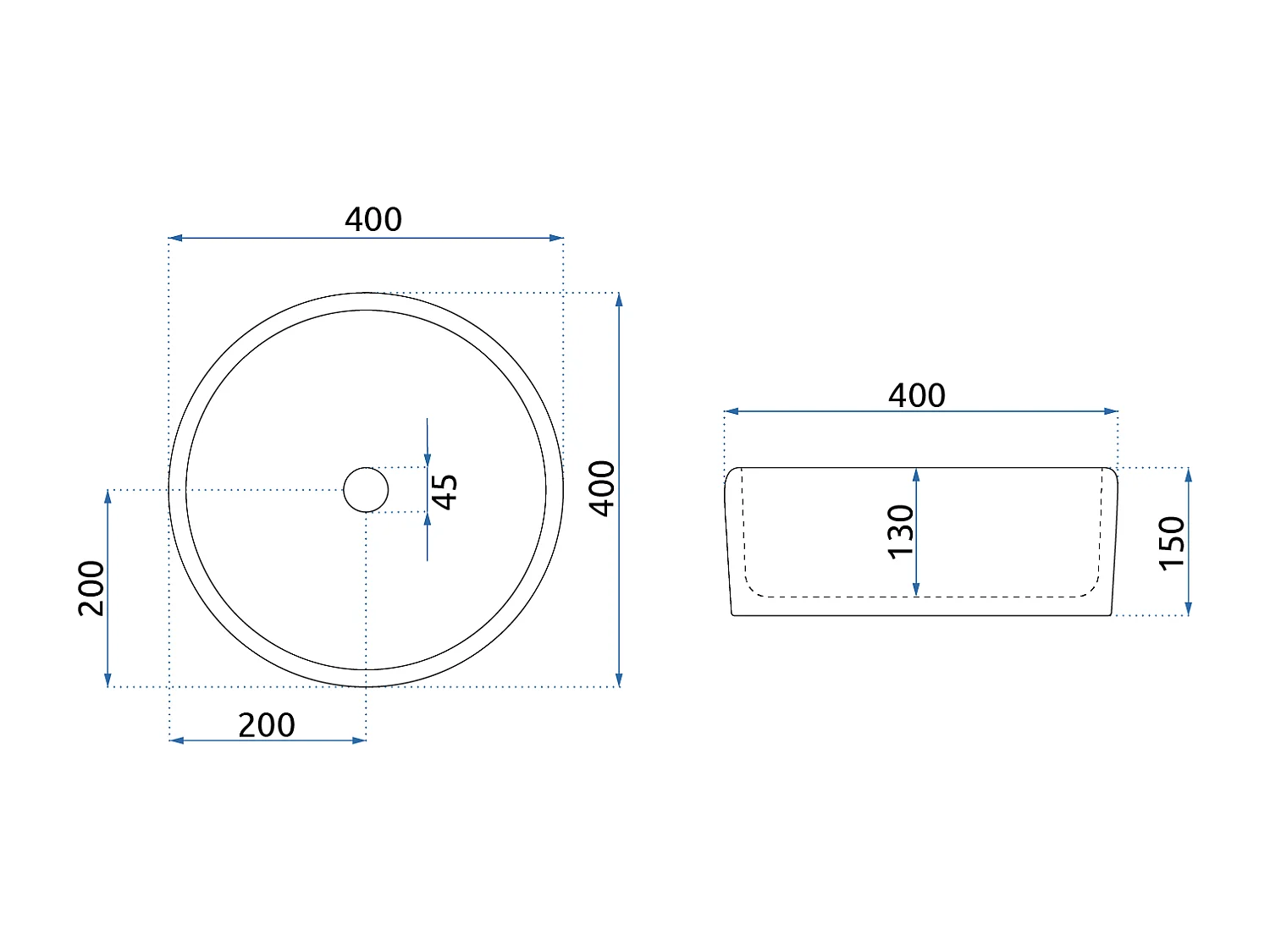 Lavabo Da Appoggio Rea Florisa White
