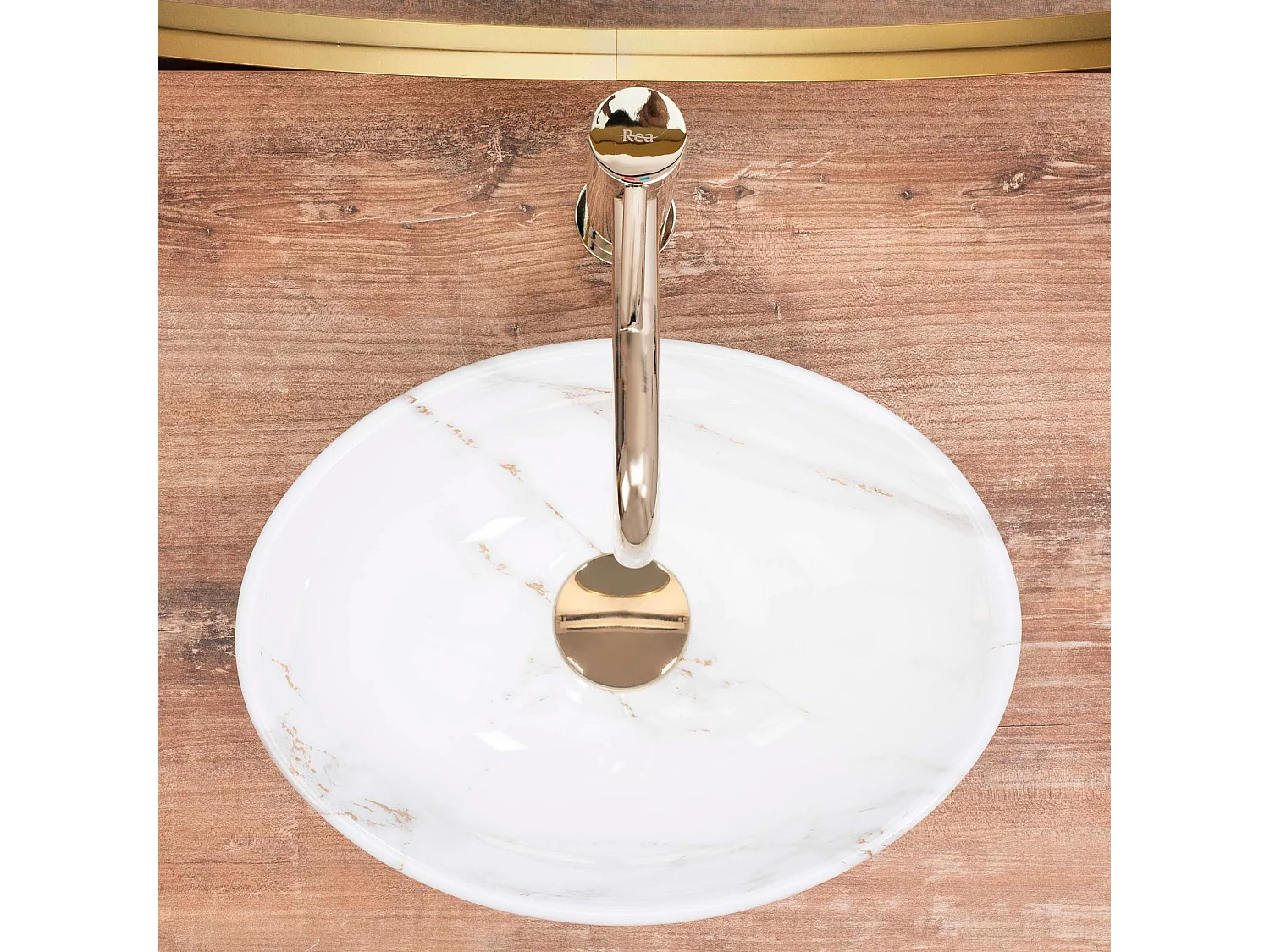 Vasque À Poser Rea Sofia Mini Aiax Shiny White