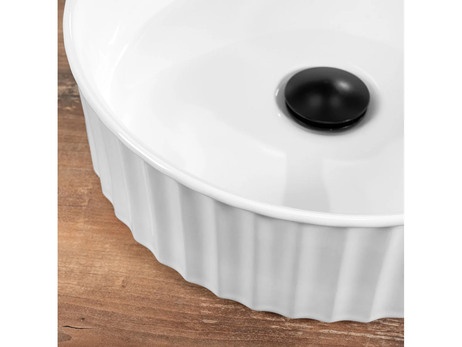 Lavabo Sobre Encimera Rea Charlotte White