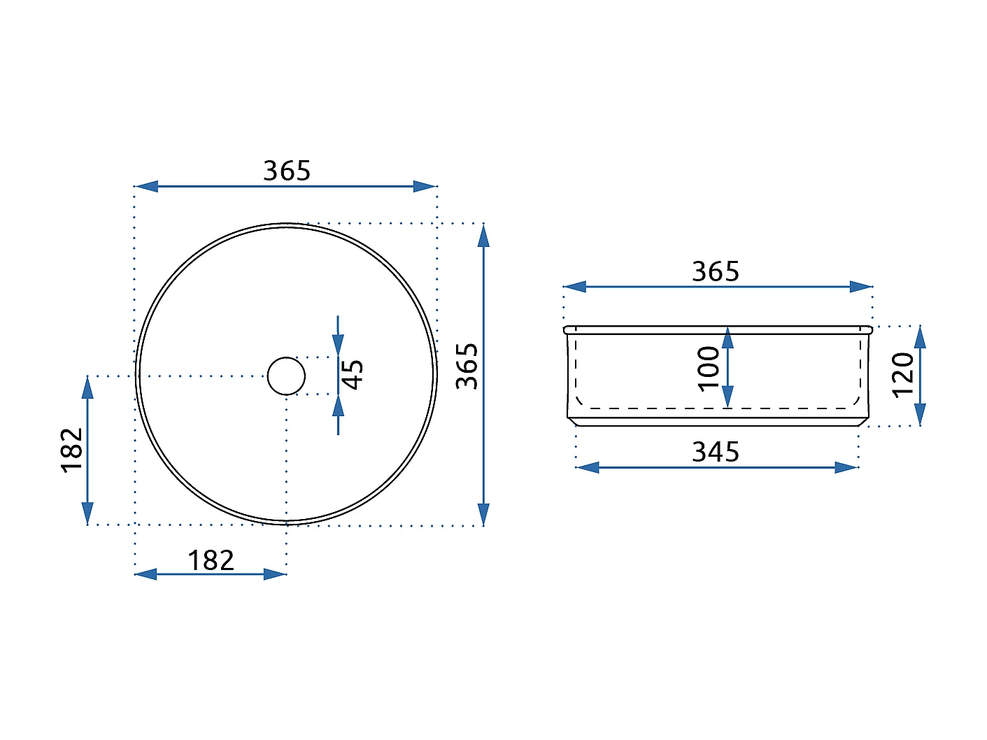 Lavatório De Apoio Rea Charlotte White