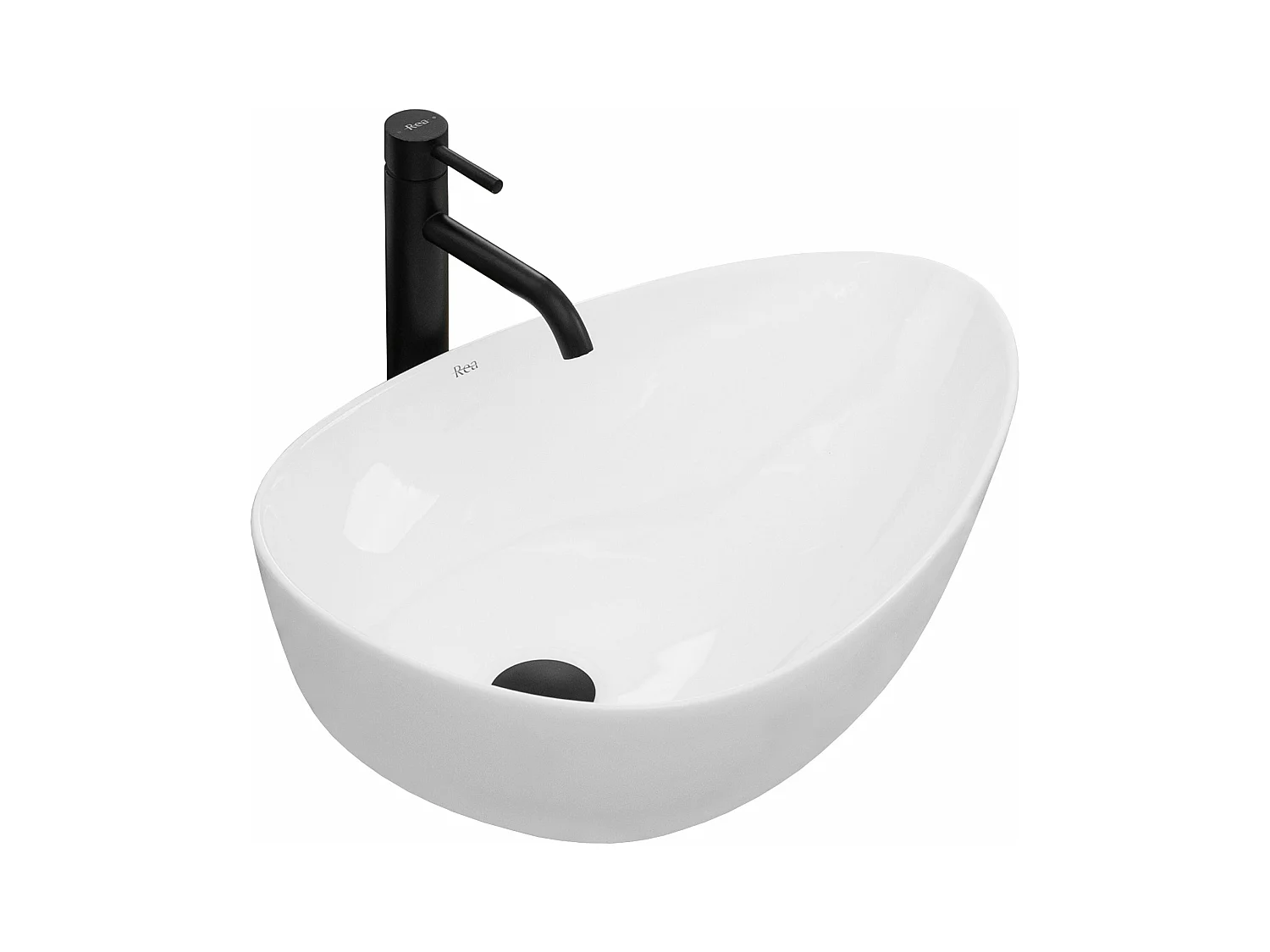Vasque À Poser Rea Greta 55 White