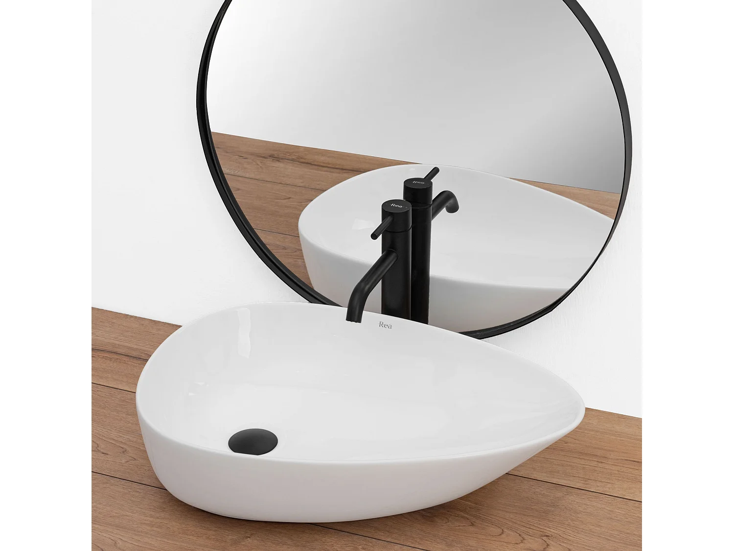 Lavatório De Apoio Rea Greta 55 White