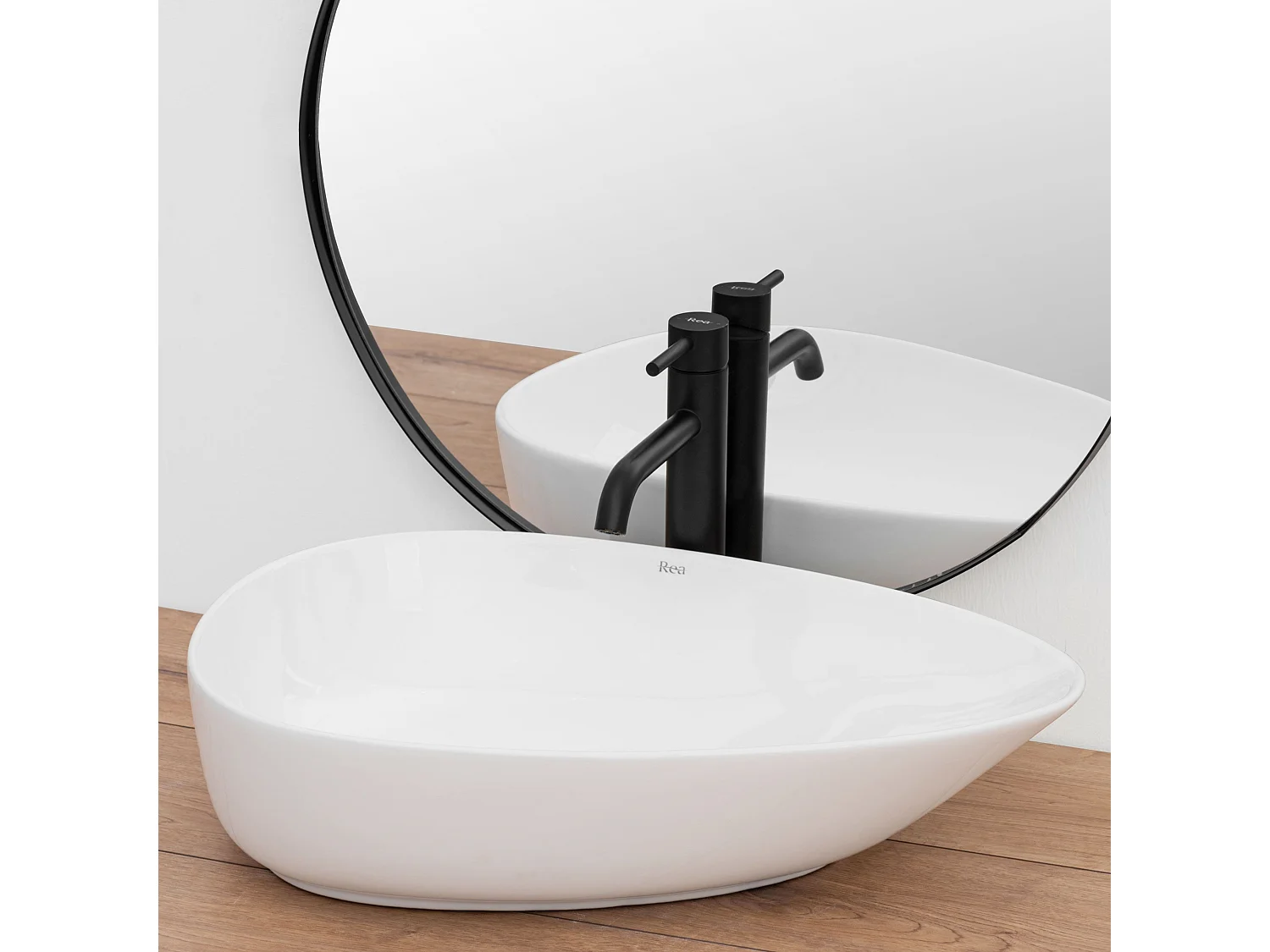 Lavatório De Apoio Rea Greta 55 White