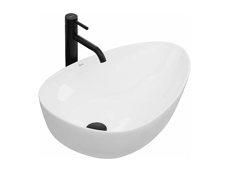 Vasque À Poser Rea Greta 55 White