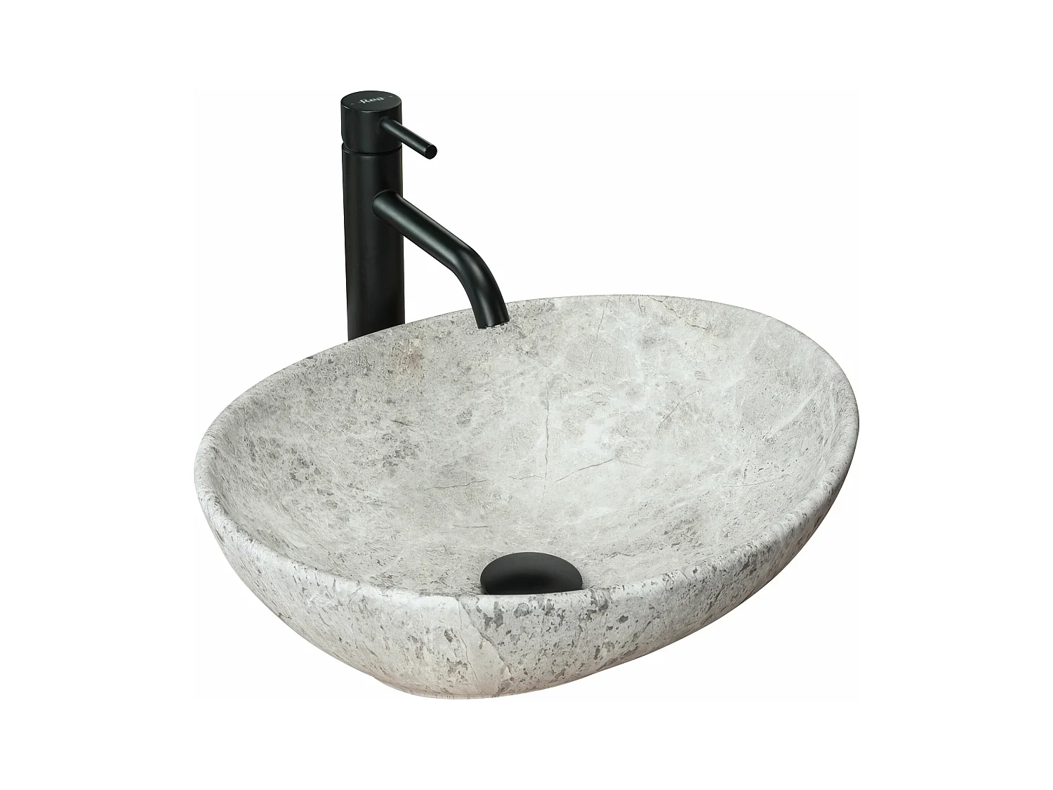Vasque À Poser Rea Sofia Light Stone Grey