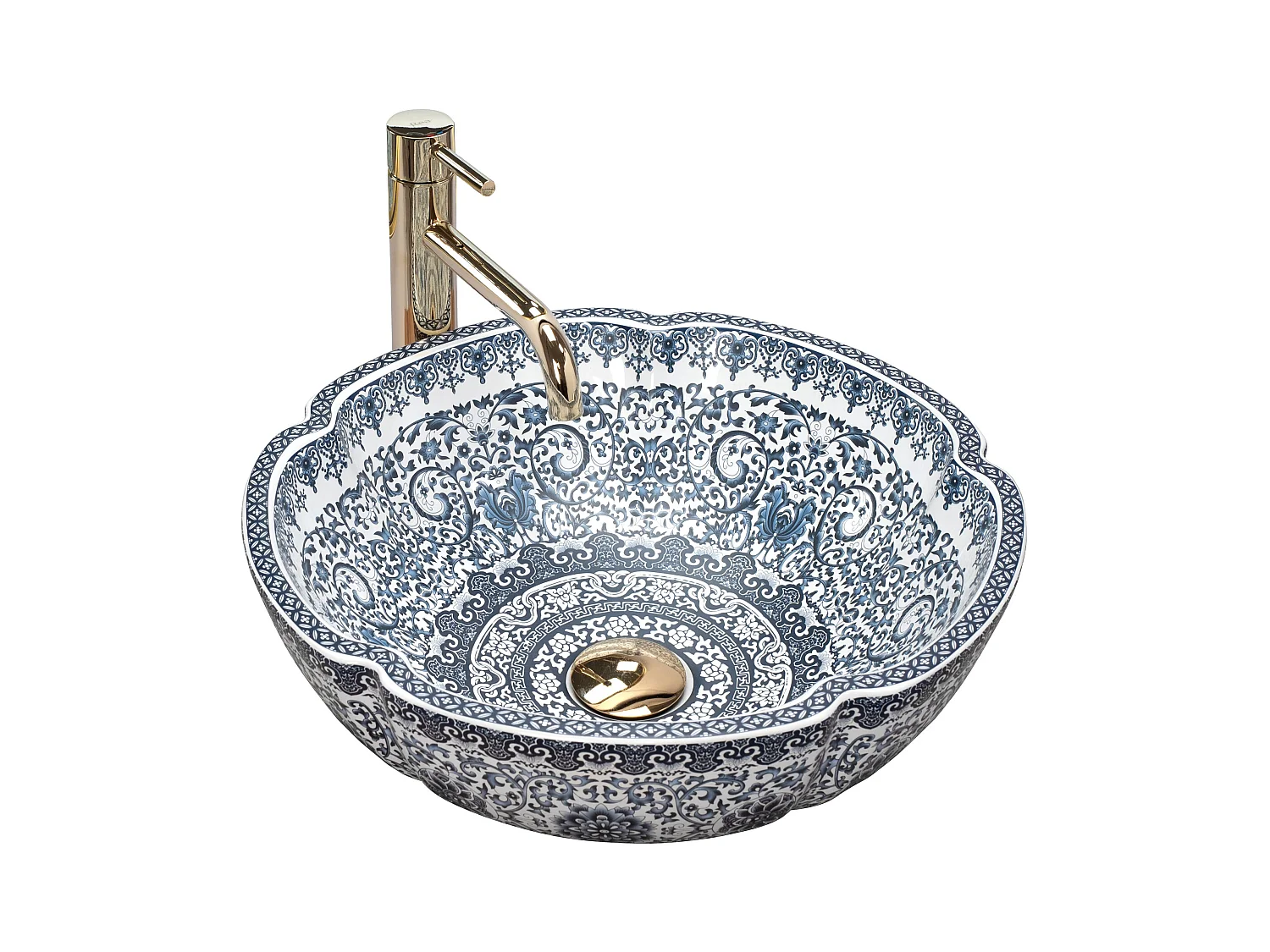 Opzetwastafel Rea Vivien Blue