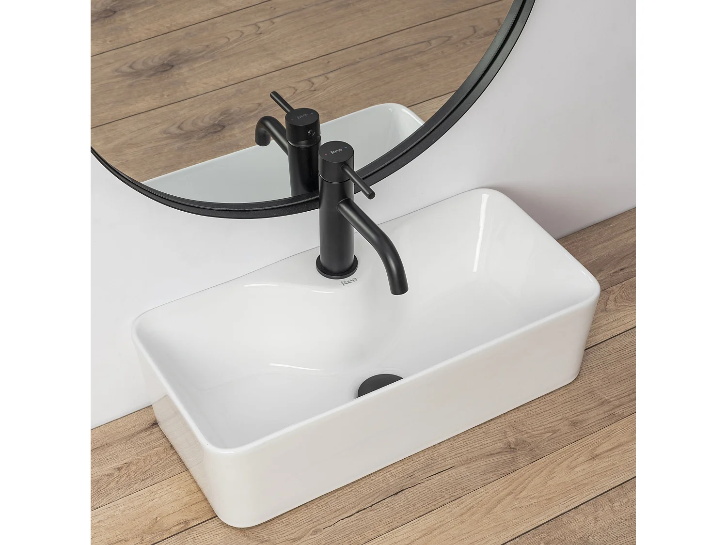 Opzetwastafel Rea Mery White