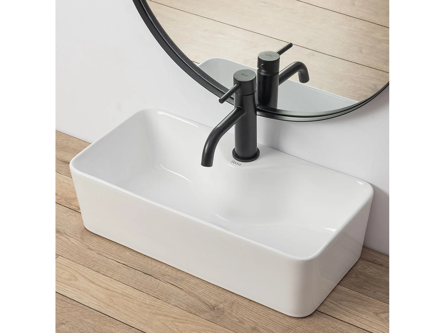 Opzetwastafel Rea Mery White