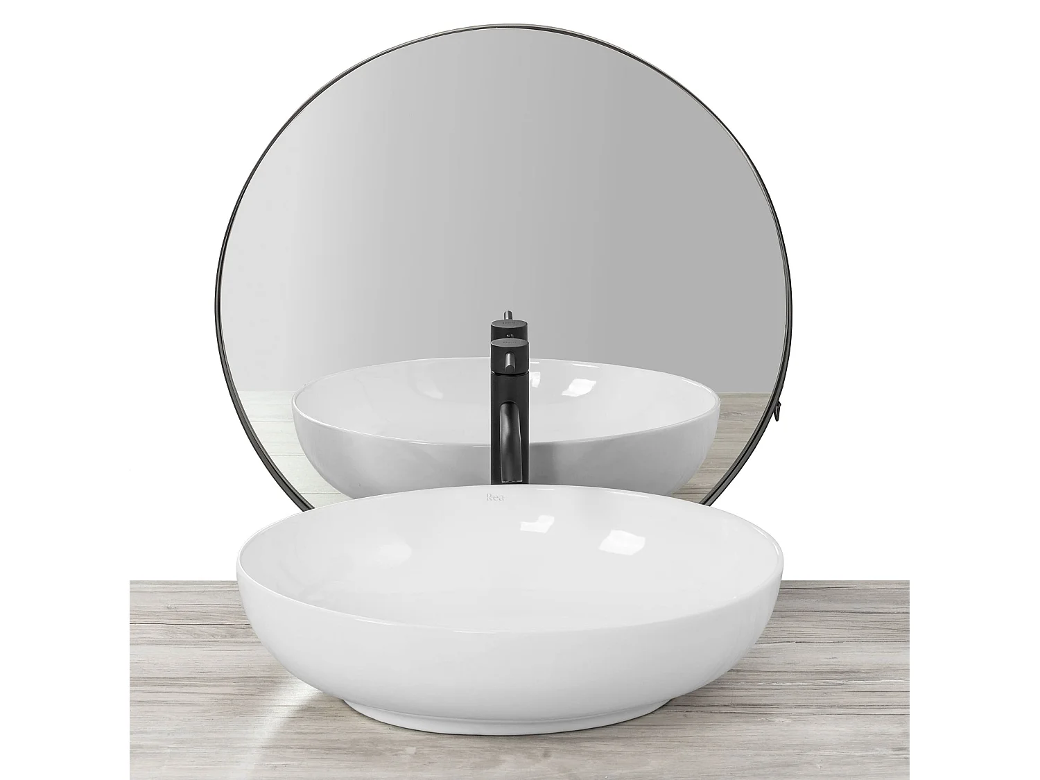 Opzetwastafel Rea Carola White