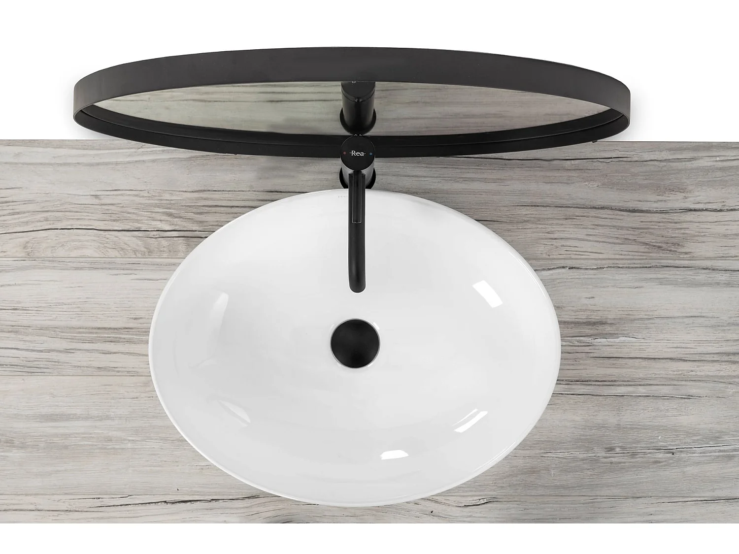 Aufsatzwaschbecken Rea Carola White