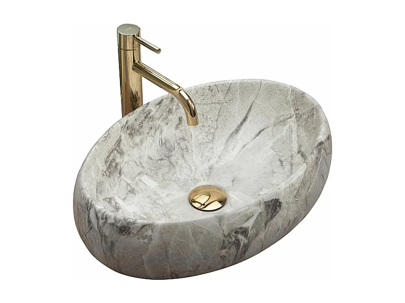 Opzetwastafel Rea Linda Stone Beige