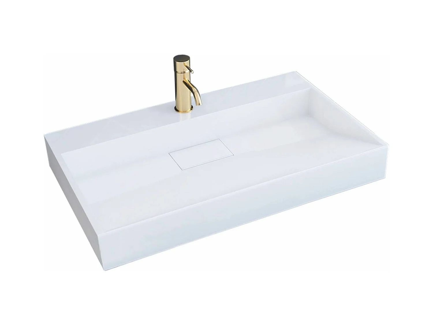 Vasque En Conglomérat Rea Goya 70 White