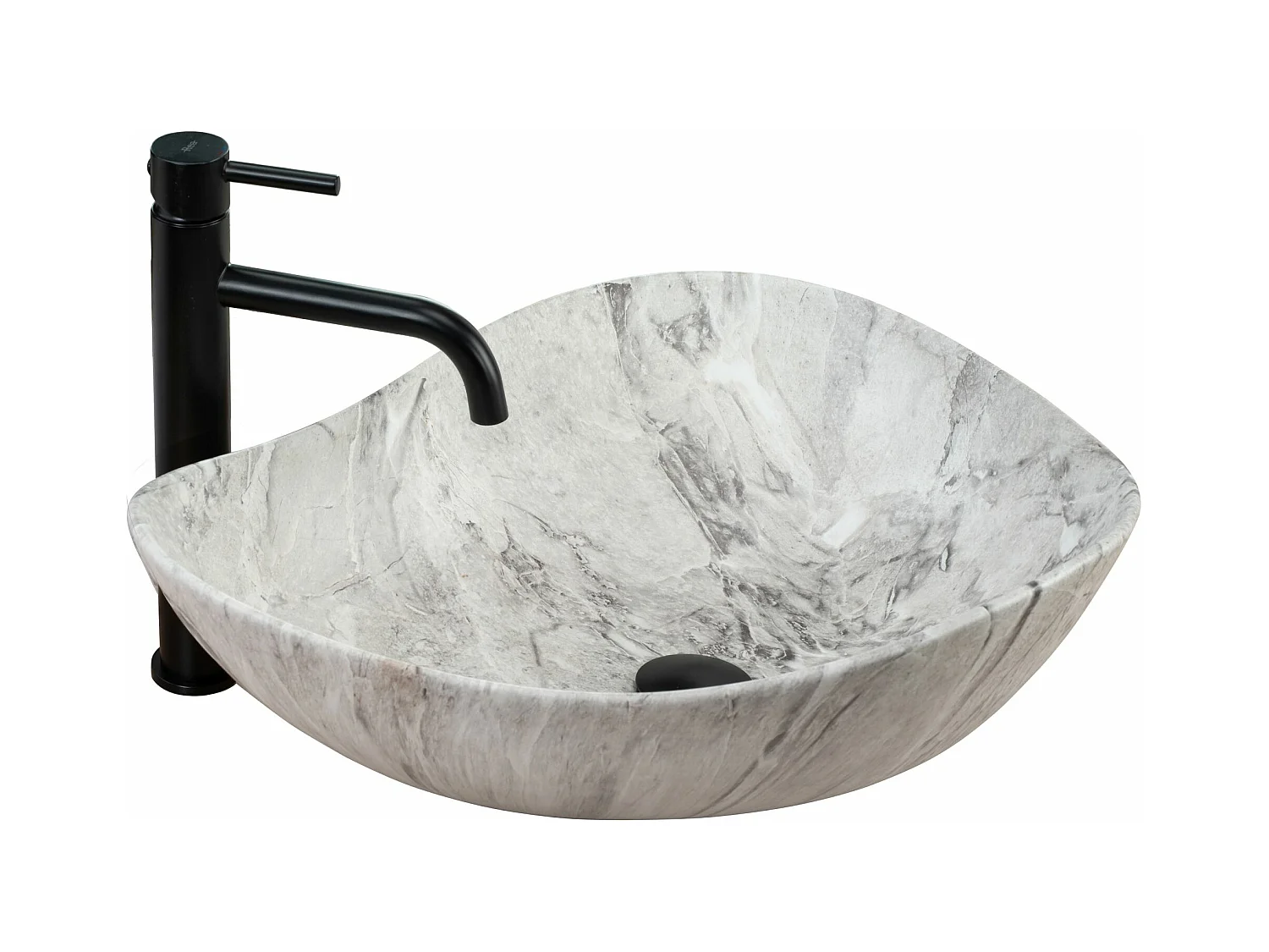 Vasque À Poser Rea Dora Stone White