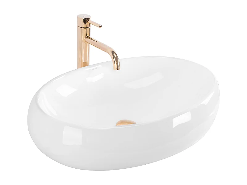 Aufsatzwaschbecken Rea Melania White