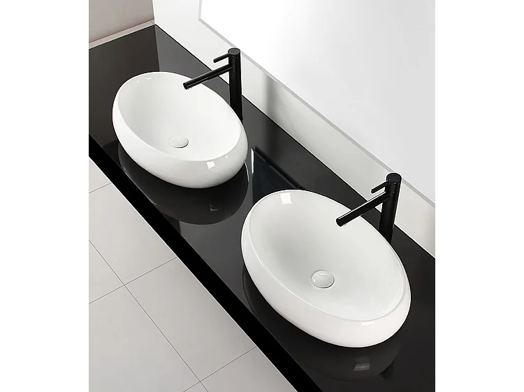 Vasque À Poser Rea Melania White