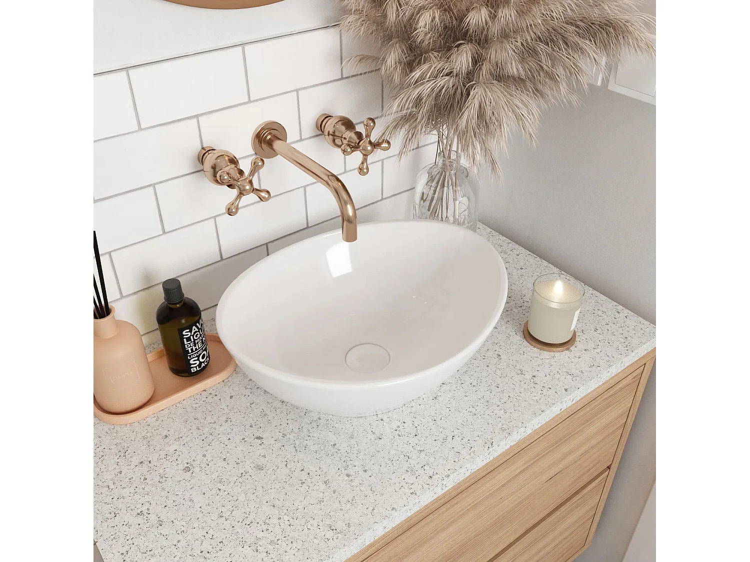 Vasque À Poser Rea Sofia Mini White