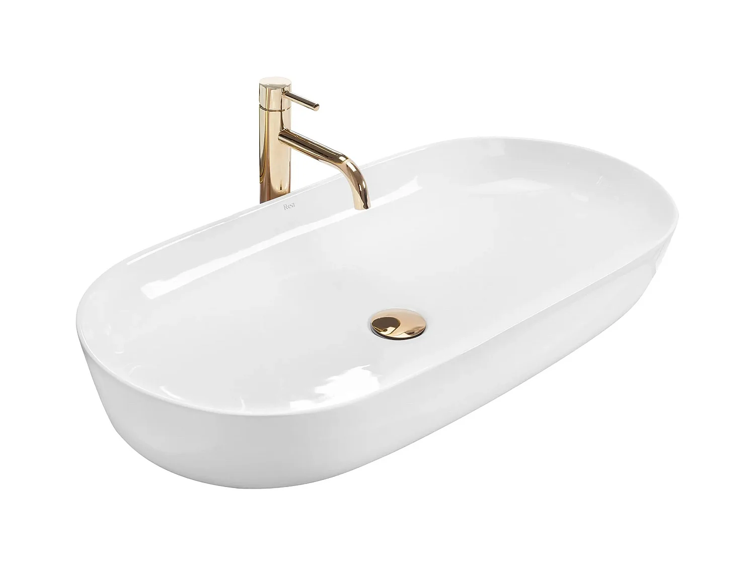 Vasque À Poser Rea Cleo 81 White