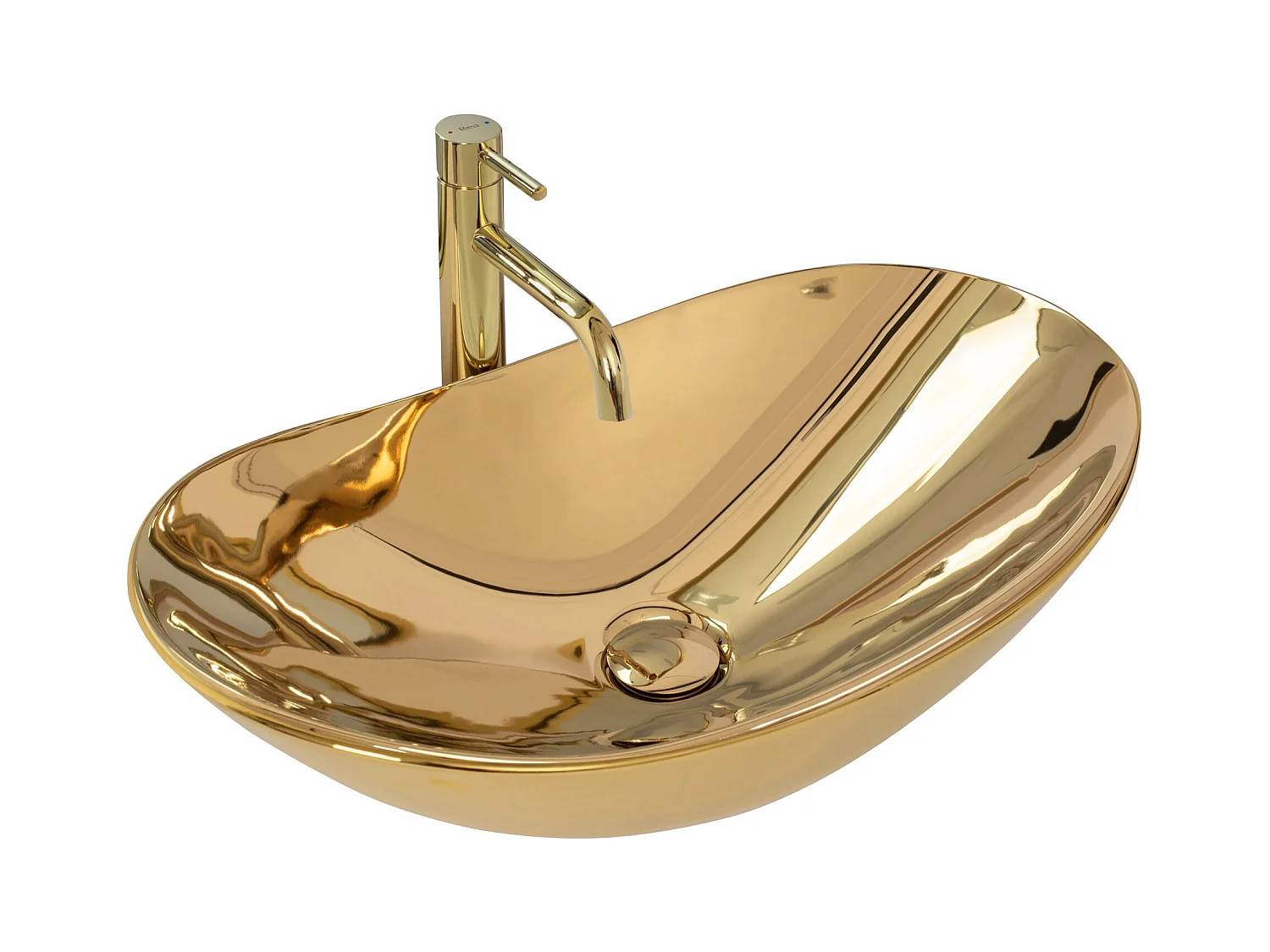 Vasque À Poser Rea Royal Gold