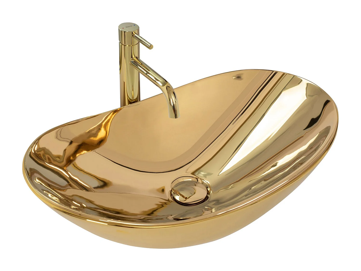 Vasque À Poser Rea Royal Gold