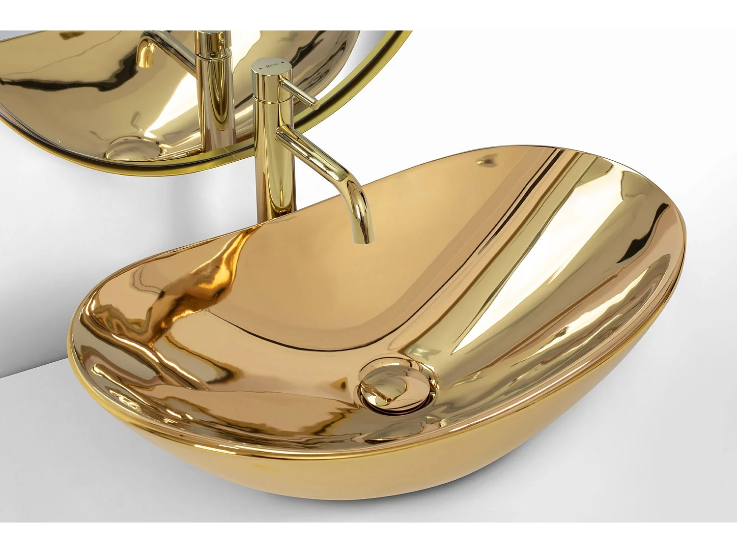 Vasque À Poser Rea Royal Gold