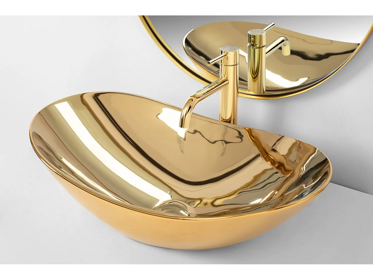 Vasque À Poser Rea Royal Gold