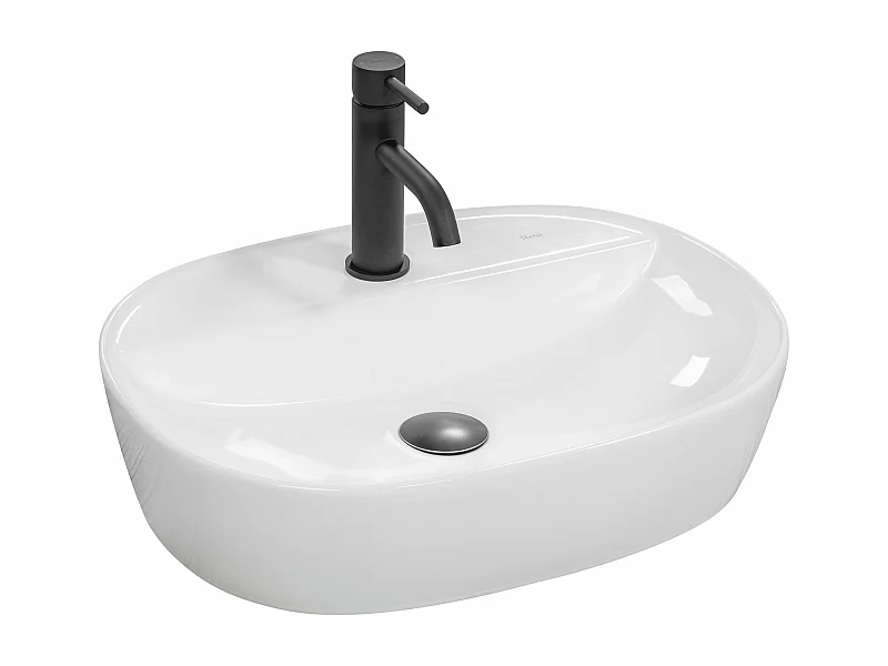 Lavabo Da Appoggio Rea Carina White