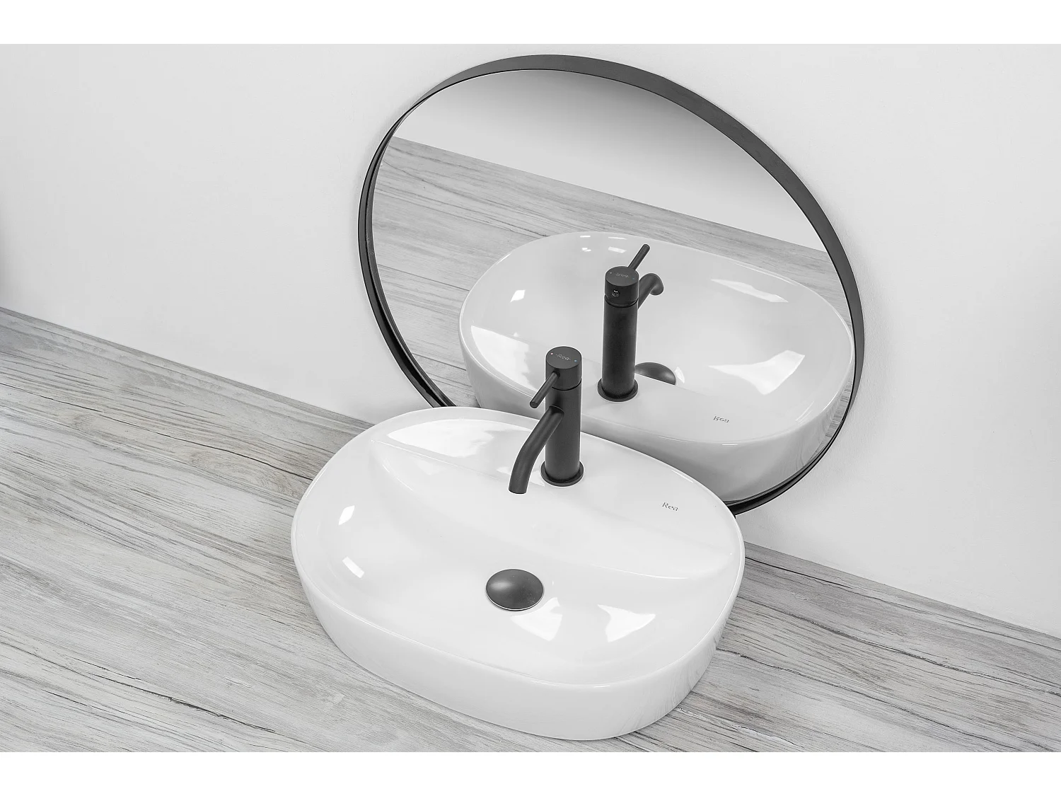 Vasque À Poser Rea Carina White