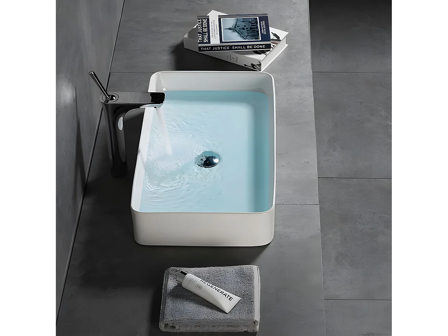 Vasque À Poser Rea Denis White