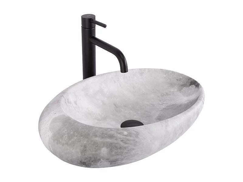 Lavabo Sobre Encimera Rea Roxy C Stone L. White