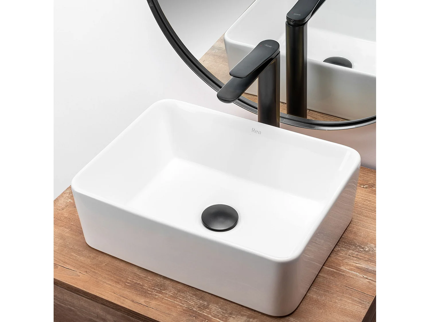 Opzetwastafel Rea Anita Mini White